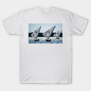 Lasers Sailing in Silhouette T-Shirt